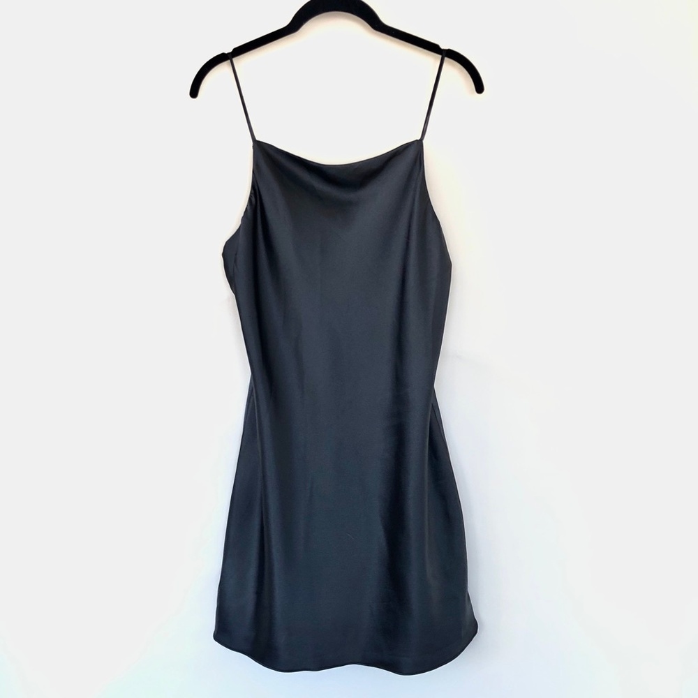 Lulu's Satin Slip Dress